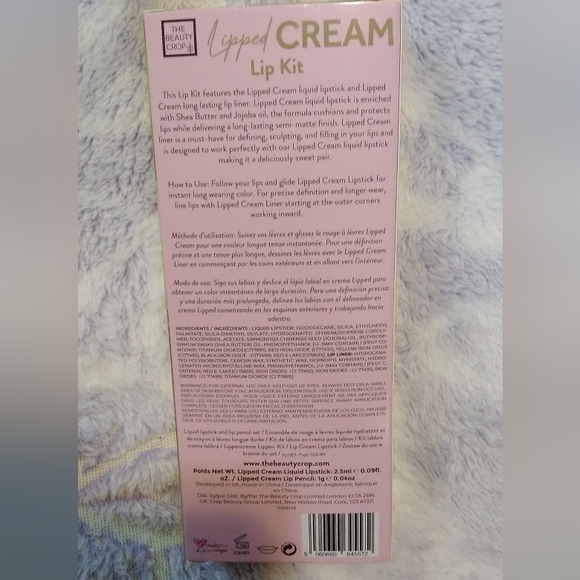 🆕️The Beauty Crop Lipped Cream Lip Kit "Date Night" | Mauve-Pink | NWT - Picture 4 of 9